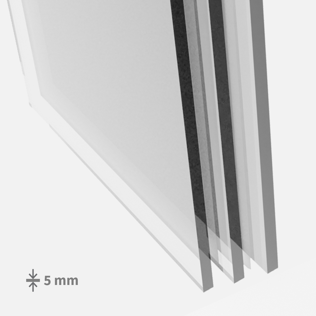 Perspex® pleksi steklo - prozorno: 5 mm
